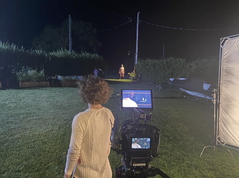 Just Take a Look — production still